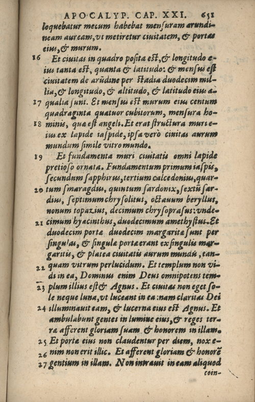 In sacram beati Ioannis Apostoli and Evangelistae Apocalypsin Commentarii by Francisci Riberae, Presbyteri Societatis Iesu, 1602 edition in Latin - read online free