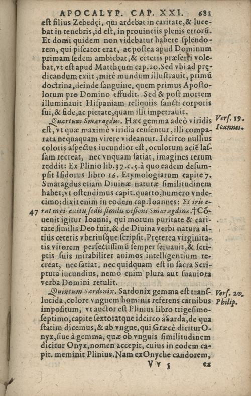 In sacram beati Ioannis Apostoli and Evangelistae Apocalypsin Commentarii by Francisci Riberae, Presbyteri Societatis Iesu, 1602 edition in Latin - read online free