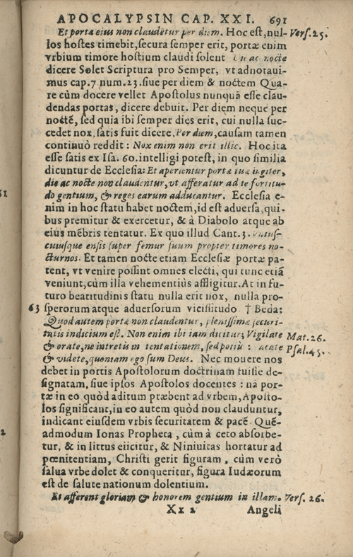 In sacram beati Ioannis Apostoli and Evangelistae Apocalypsin Commentarii by Francisci Riberae, Presbyteri Societatis Iesu, 1602 edition in Latin - read online free