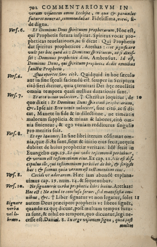 In sacram beati Ioannis Apostoli and Evangelistae Apocalypsin Commentarii by Francisci Riberae, Presbyteri Societatis Iesu, 1602 edition in Latin - read online free
