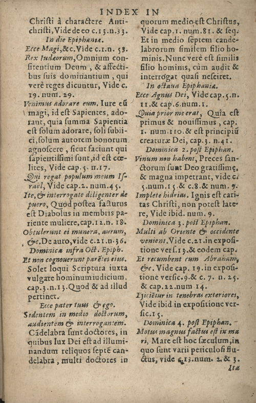 In sacram beati Ioannis Apostoli and Evangelistae Apocalypsin Commentarii by Francisci Riberae, Presbyteri Societatis Iesu, 1602 edition in Latin - read online free