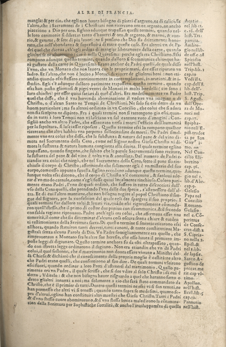 Institutione della Religion Christiana di Giovanni Calvino, edizione 1557 in Italiano tradotta per Giulio Cesare Paschali