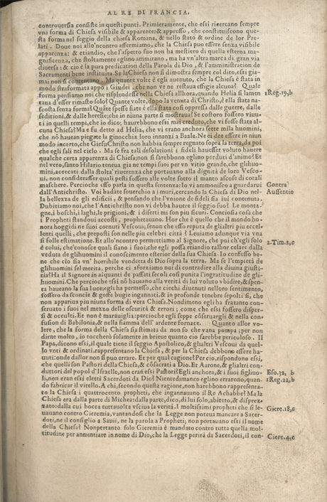 Institutione della Religion Christiana di Giovanni Calvino, edizione 1557 in Italiano tradotta per Giulio Cesare Paschali