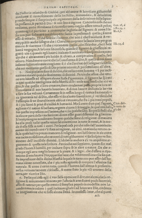 Institutione della Religion Christiana di Giovanni Calvino, edizione 1557 in Italiano tradotta per Giulio Cesare Paschali