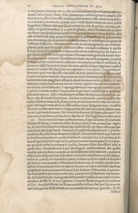 Institutione della Religion Christiana di Giovanni Calvino, edizione 1557 in Italiano tradotta per Giulio Cesare Paschali