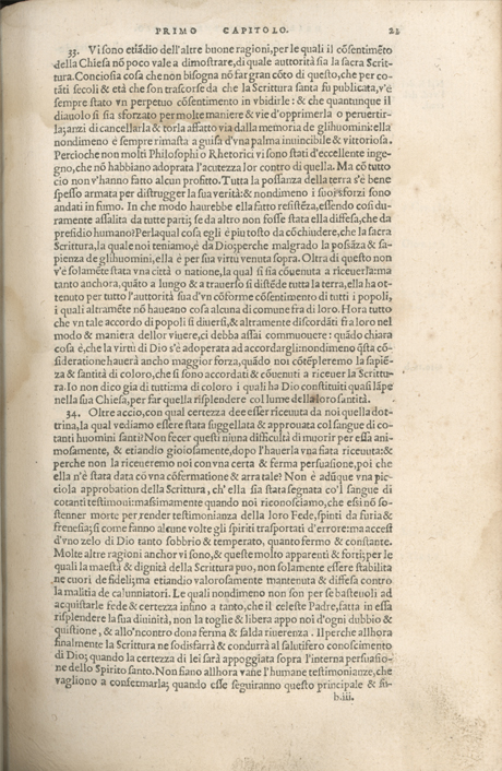 Institutione della Religion Christiana di Giovanni Calvino, edizione 1557 in Italiano tradotta per Giulio Cesare Paschali