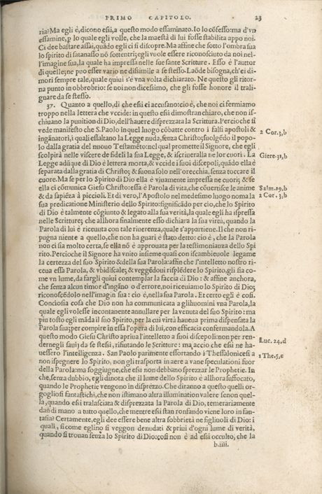 Institutione della Religion Christiana di Giovanni Calvino, edizione 1557 in Italiano tradotta per Giulio Cesare Paschali