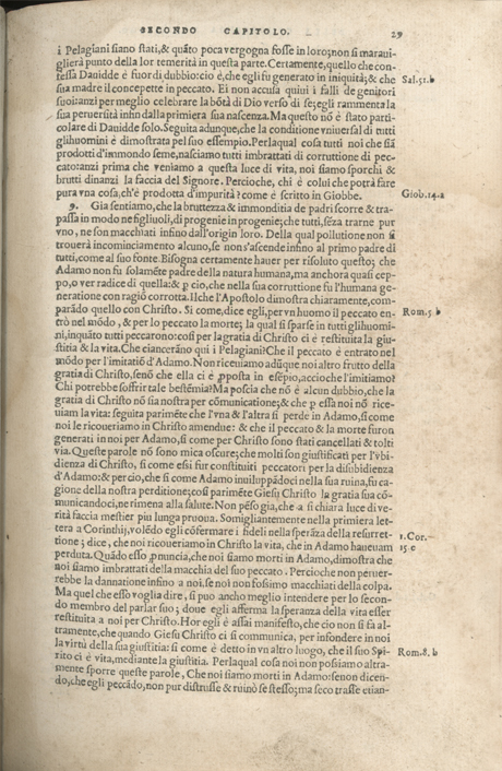 Institutione della Religion Christiana di Giovanni Calvino, edizione 1557 in Italiano tradotta per Giulio Cesare Paschali