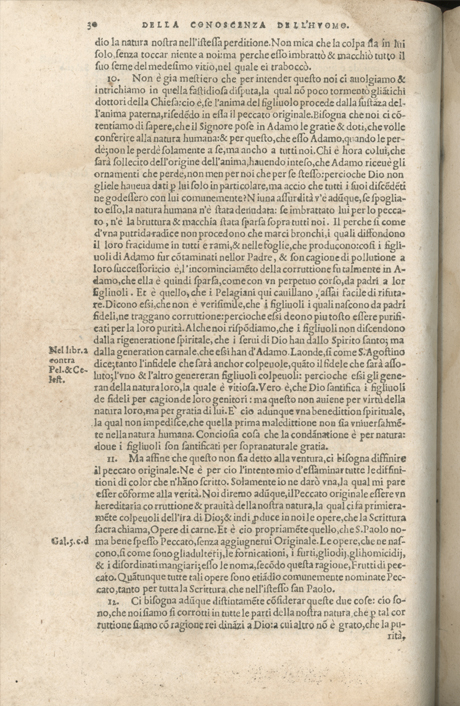 Institutione della Religion Christiana di Giovanni Calvino, edizione 1557 in Italiano tradotta per Giulio Cesare Paschali