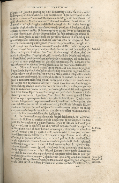Institutione della Religion Christiana di Giovanni Calvino, edizione 1557 in Italiano tradotta per Giulio Cesare Paschali