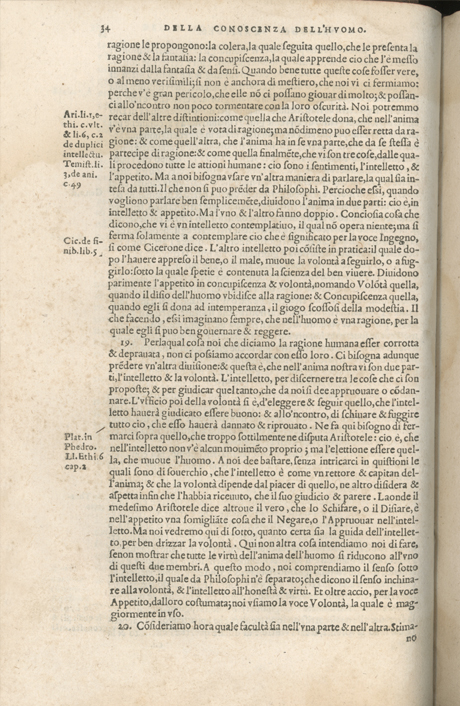 Institutione della Religion Christiana di Giovanni Calvino, edizione 1557 in Italiano tradotta per Giulio Cesare Paschali