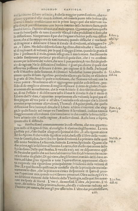Institutione della Religion Christiana di Giovanni Calvino, edizione 1557 in Italiano tradotta per Giulio Cesare Paschali