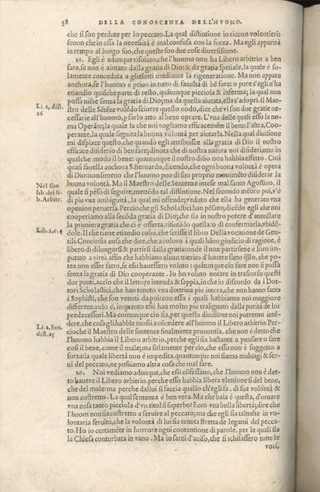 Institutione della Religion Christiana di Giovanni Calvino, edizione 1557 in Italiano tradotta per Giulio Cesare Paschali