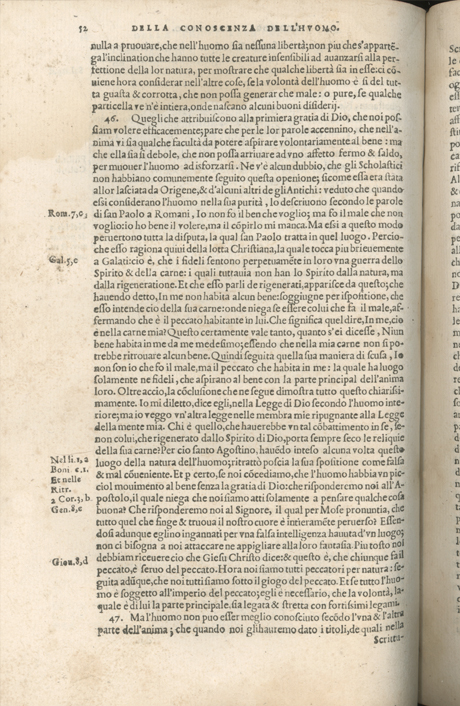 Institutione della Religion Christiana di Giovanni Calvino, edizione 1557 in Italiano tradotta per Giulio Cesare Paschali