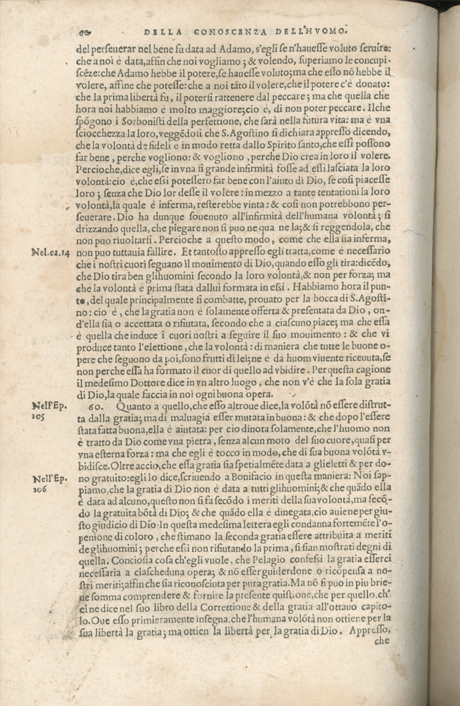 Institutione della Religion Christiana di Giovanni Calvino, edizione 1557 in Italiano tradotta per Giulio Cesare Paschali