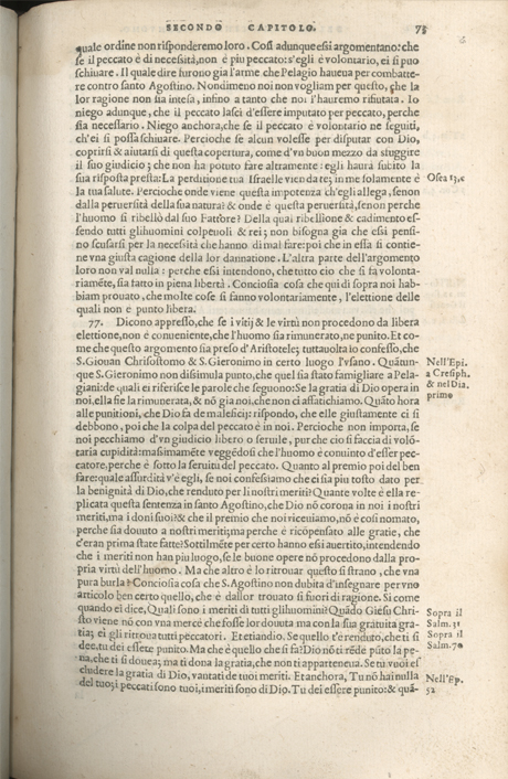 Institutione della Religion Christiana di Giovanni Calvino, edizione 1557 in Italiano tradotta per Giulio Cesare Paschali