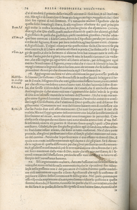Institutione della Religion Christiana di Giovanni Calvino, edizione 1557 in Italiano tradotta per Giulio Cesare Paschali