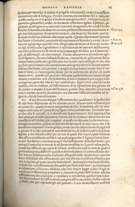 Institutione della Religion Christiana di Giovanni Calvino, edizione 1557 in Italiano tradotta per Giulio Cesare Paschali