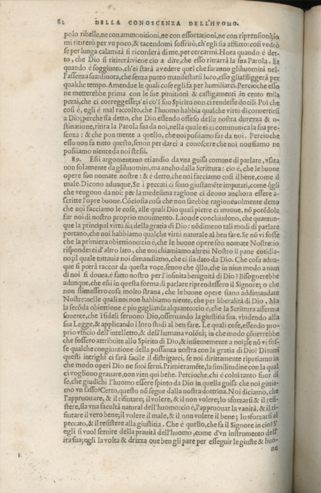 Institutione della Religion Christiana di Giovanni Calvino, edizione 1557 in Italiano tradotta per Giulio Cesare Paschali