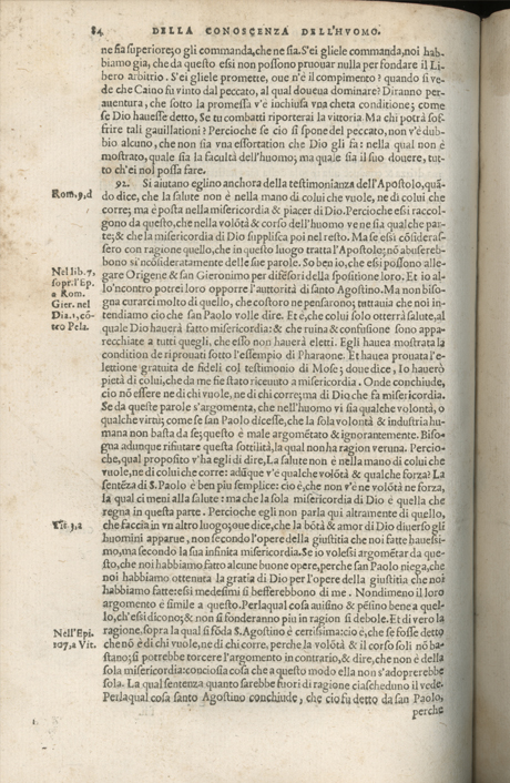 Institutione della Religion Christiana di Giovanni Calvino, edizione 1557 in Italiano tradotta per Giulio Cesare Paschali