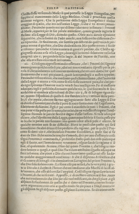 Institutione della Religion Christiana di Giovanni Calvino, edizione 1557 in Italiano tradotta per Giulio Cesare Paschali