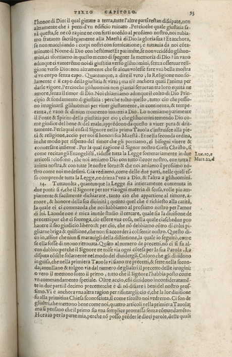 Institutione della Religion Christiana di Giovanni Calvino, edizione 1557 in Italiano tradotta per Giulio Cesare Paschali
