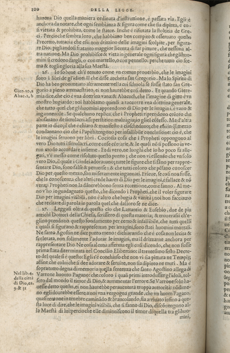 Institutione della Religion Christiana di Giovanni Calvino, edizione 1557 in Italiano tradotta per Giulio Cesare Paschali