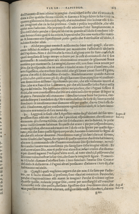 Institutione della Religion Christiana di Giovanni Calvino, edizione 1557 in Italiano tradotta per Giulio Cesare Paschali