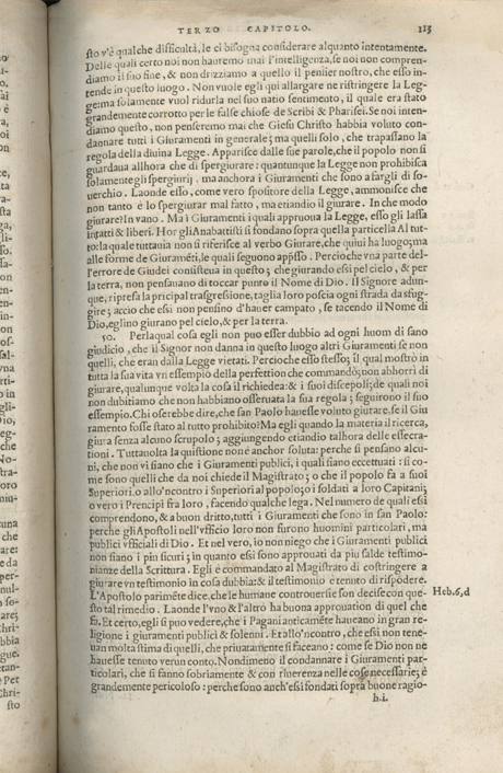 Institutione della Religion Christiana di Giovanni Calvino, edizione 1557 in Italiano tradotta per Giulio Cesare Paschali