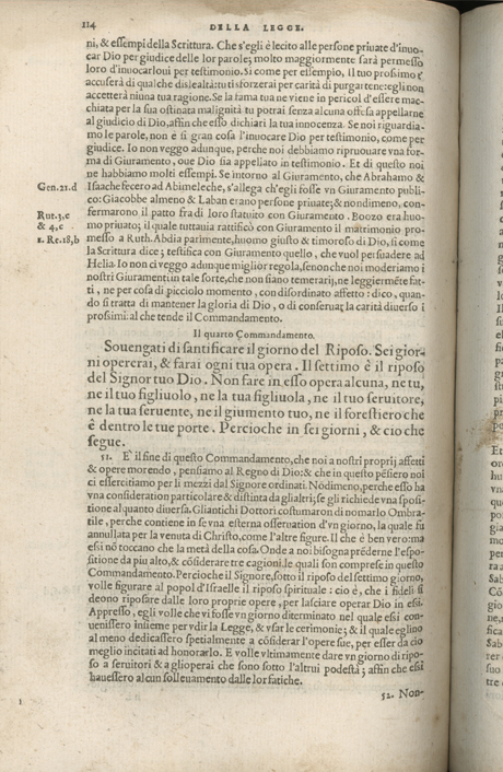 Institutione della Religion Christiana di Giovanni Calvino, edizione 1557 in Italiano tradotta per Giulio Cesare Paschali