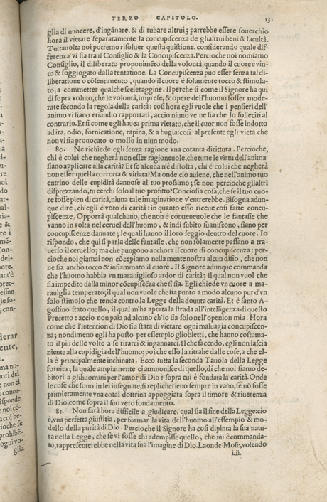 Institutione della Religion Christiana di Giovanni Calvino, edizione 1557 in Italiano tradotta per Giulio Cesare Paschali
