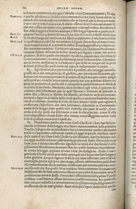 Institutione della Religion Christiana di Giovanni Calvino, edizione 1557 in Italiano tradotta per Giulio Cesare Paschali