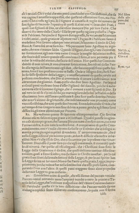 Institutione della Religion Christiana di Giovanni Calvino, edizione 1557 in Italiano tradotta per Giulio Cesare Paschali