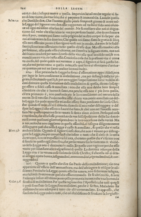 Institutione della Religion Christiana di Giovanni Calvino, edizione 1557 in Italiano tradotta per Giulio Cesare Paschali