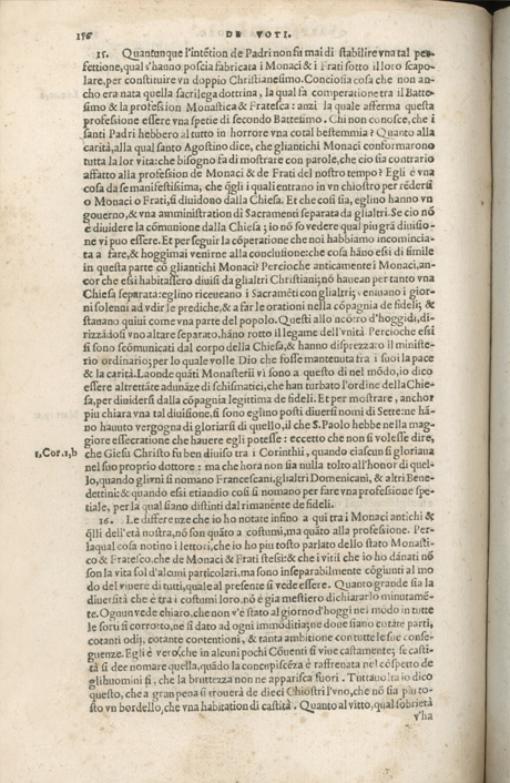 Institutione della Religion Christiana di Giovanni Calvino, edizione 1557 in Italiano tradotta per Giulio Cesare Paschali