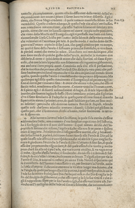 Institutione della Religion Christiana di Giovanni Calvino, edizione 1557 in Italiano tradotta per Giulio Cesare Paschali
