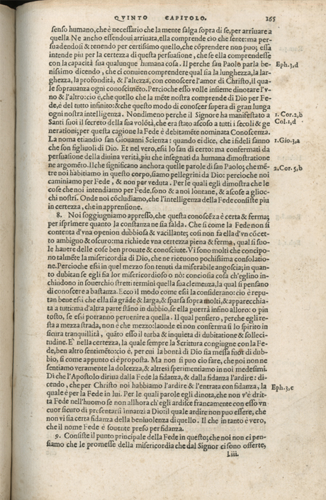 Institutione della Religion Christiana di Giovanni Calvino, edizione 1557 in Italiano tradotta per Giulio Cesare Paschali