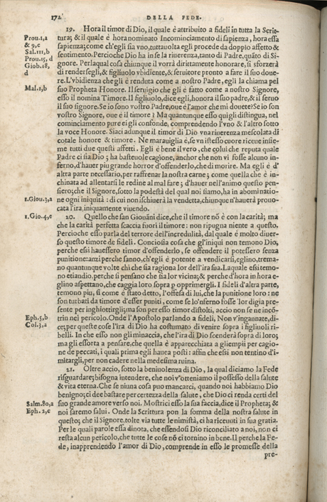 Institutione della Religion Christiana di Giovanni Calvino, edizione 1557 in Italiano tradotta per Giulio Cesare Paschali