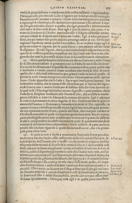 Institutione della Religion Christiana di Giovanni Calvino, edizione 1557 in Italiano tradotta per Giulio Cesare Paschali