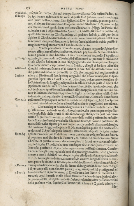 Institutione della Religion Christiana di Giovanni Calvino, edizione 1557 in Italiano tradotta per Giulio Cesare Paschali