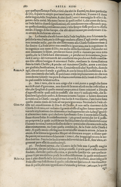 Institutione della Religion Christiana di Giovanni Calvino, edizione 1557 in Italiano tradotta per Giulio Cesare Paschali