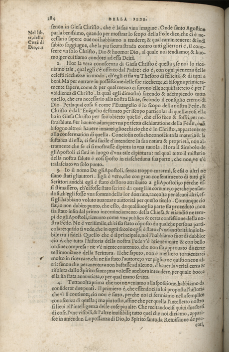 Institutione della Religion Christiana di Giovanni Calvino, edizione 1557 in Italiano tradotta per Giulio Cesare Paschali