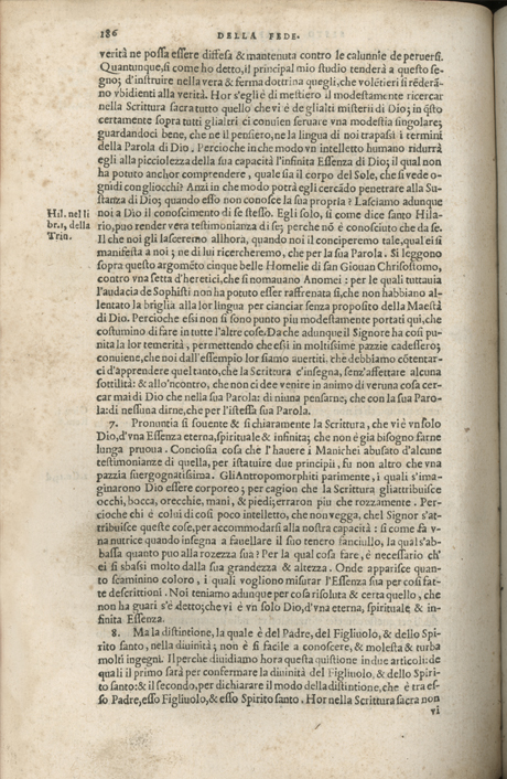 Institutione della Religion Christiana di Giovanni Calvino, edizione 1557 in Italiano tradotta per Giulio Cesare Paschali