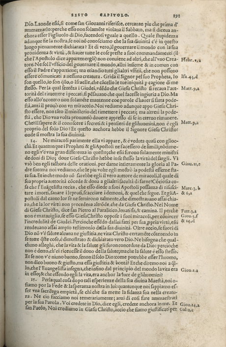 Institutione della Religion Christiana di Giovanni Calvino, edizione 1557 in Italiano tradotta per Giulio Cesare Paschali