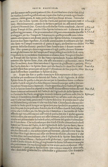 Institutione della Religion Christiana di Giovanni Calvino, edizione 1557 in Italiano tradotta per Giulio Cesare Paschali