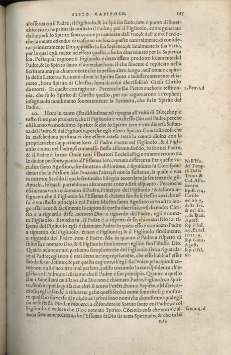 Institutione della Religion Christiana di Giovanni Calvino, edizione 1557 in Italiano tradotta per Giulio Cesare Paschali