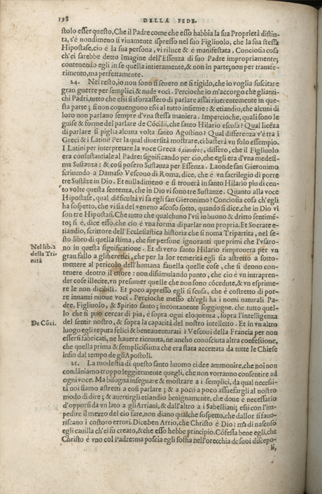 Institutione della Religion Christiana di Giovanni Calvino, edizione 1557 in Italiano tradotta per Giulio Cesare Paschali