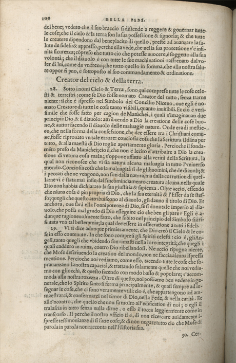 Institutione della Religion Christiana di Giovanni Calvino, edizione 1557 in Italiano tradotta per Giulio Cesare Paschali