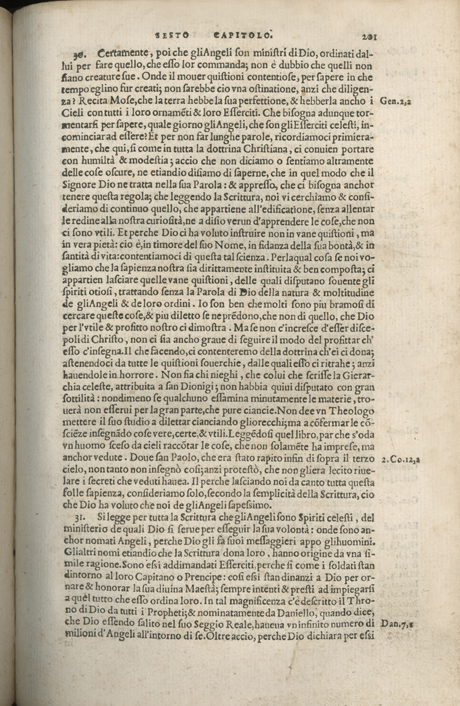 Institutione della Religion Christiana di Giovanni Calvino, edizione 1557 in Italiano tradotta per Giulio Cesare Paschali