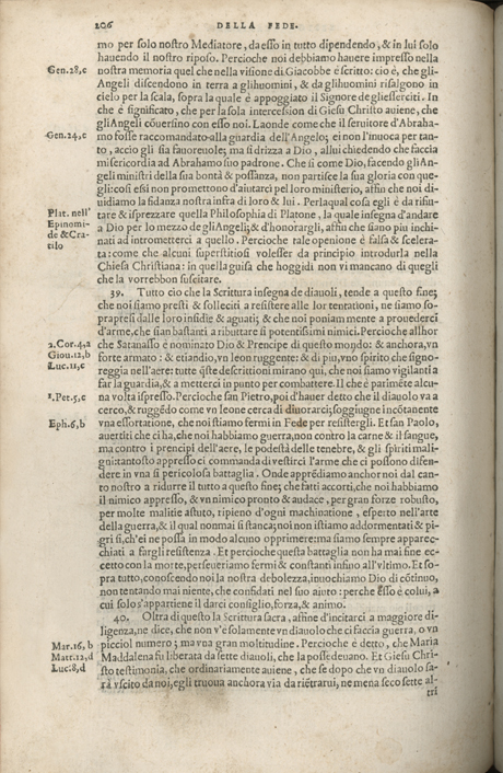Institutione della Religion Christiana di Giovanni Calvino, edizione 1557 in Italiano tradotta per Giulio Cesare Paschali